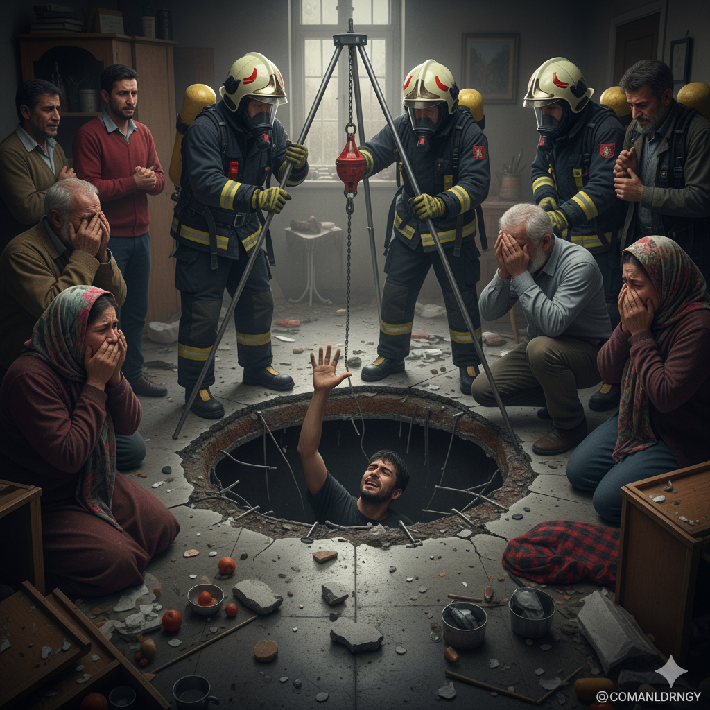 خطر نبود گلدانی پلیمری آبگیران در دهانه چاه