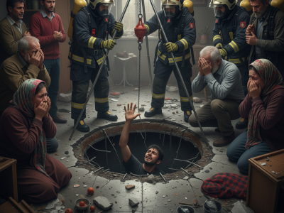 خطر نبود گلدانی پلیمری آبگیران در دهانه چاه